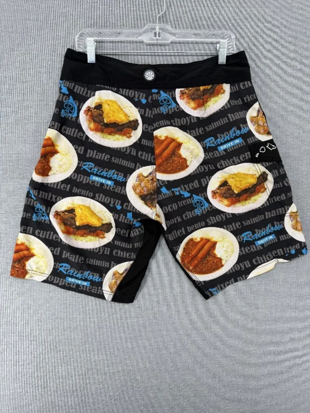 HIC Hawaii Island Creations Rainbow Drive Board Shorts Mens 32 9